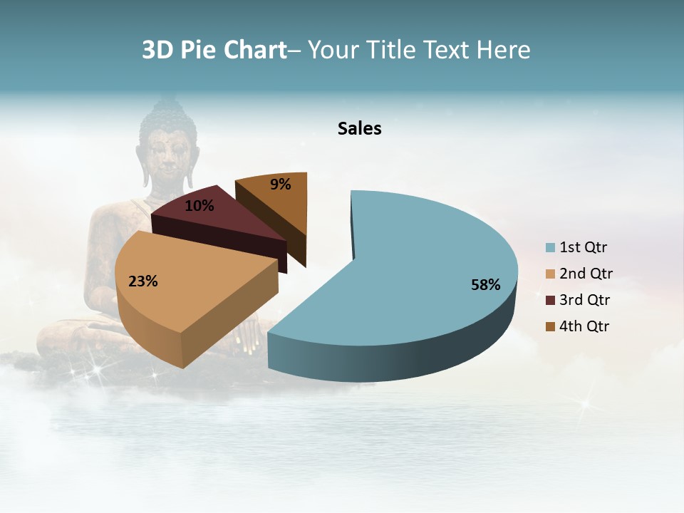 Shine Silhouette Ancient PowerPoint Template