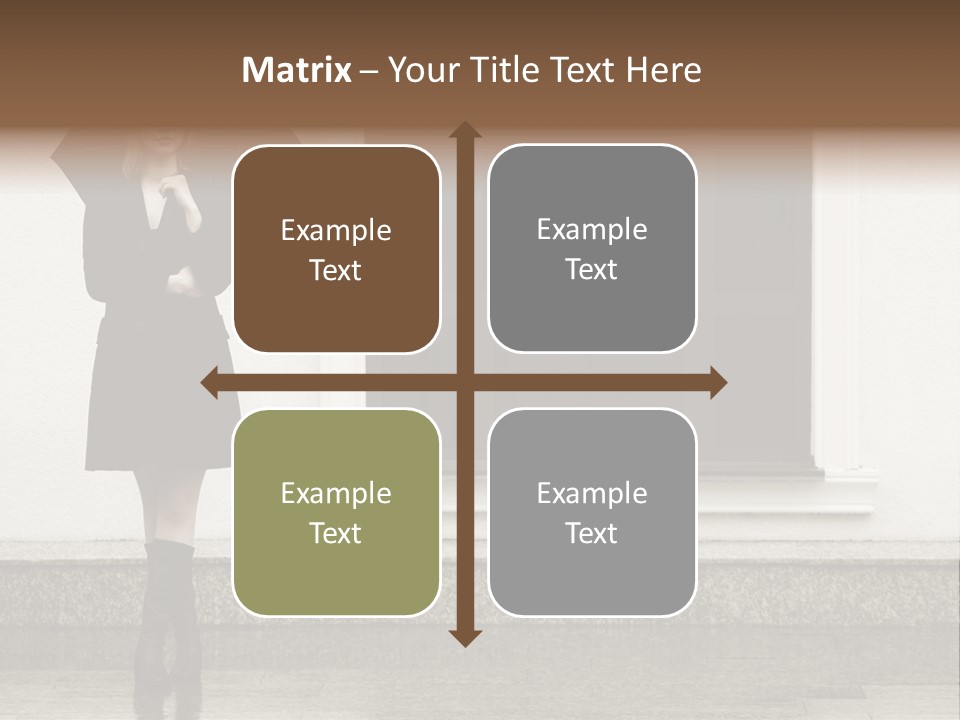 Color Caucasian Beautiful PowerPoint Template