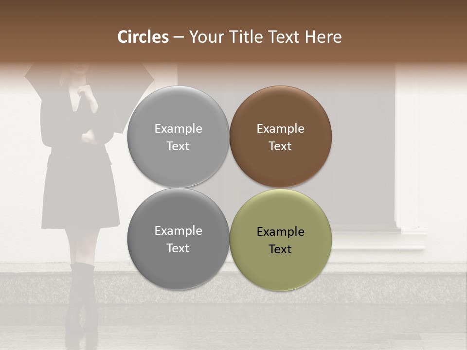 Color Caucasian Beautiful PowerPoint Template