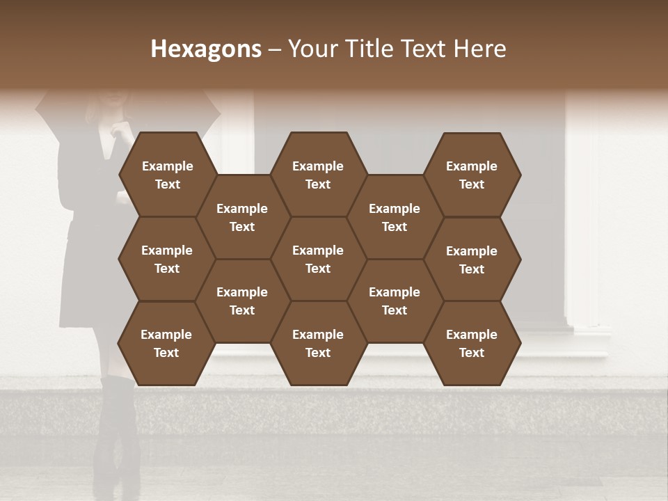 Color Caucasian Beautiful PowerPoint Template