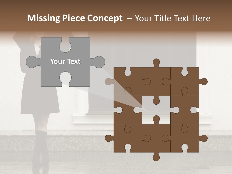 Color Caucasian Beautiful PowerPoint Template