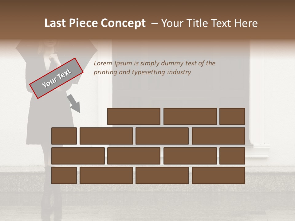 Color Caucasian Beautiful PowerPoint Template