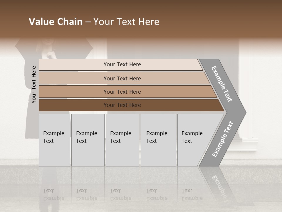 Color Caucasian Beautiful PowerPoint Template
