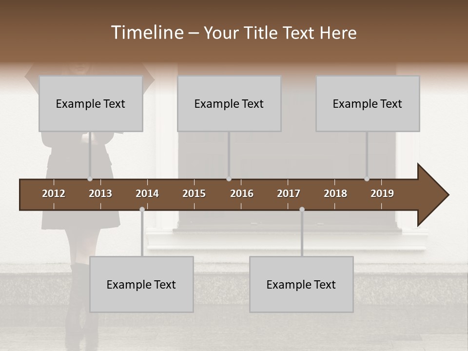 Color Caucasian Beautiful PowerPoint Template