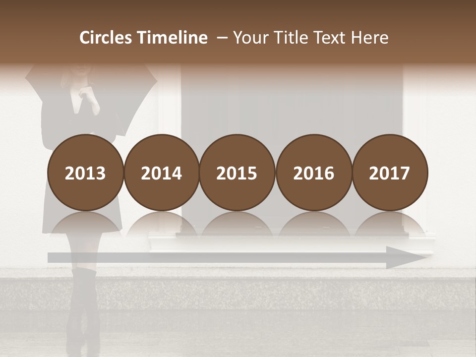 Color Caucasian Beautiful PowerPoint Template