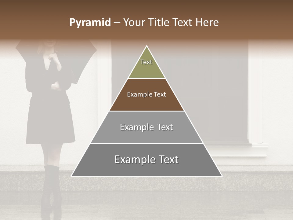 Color Caucasian Beautiful PowerPoint Template