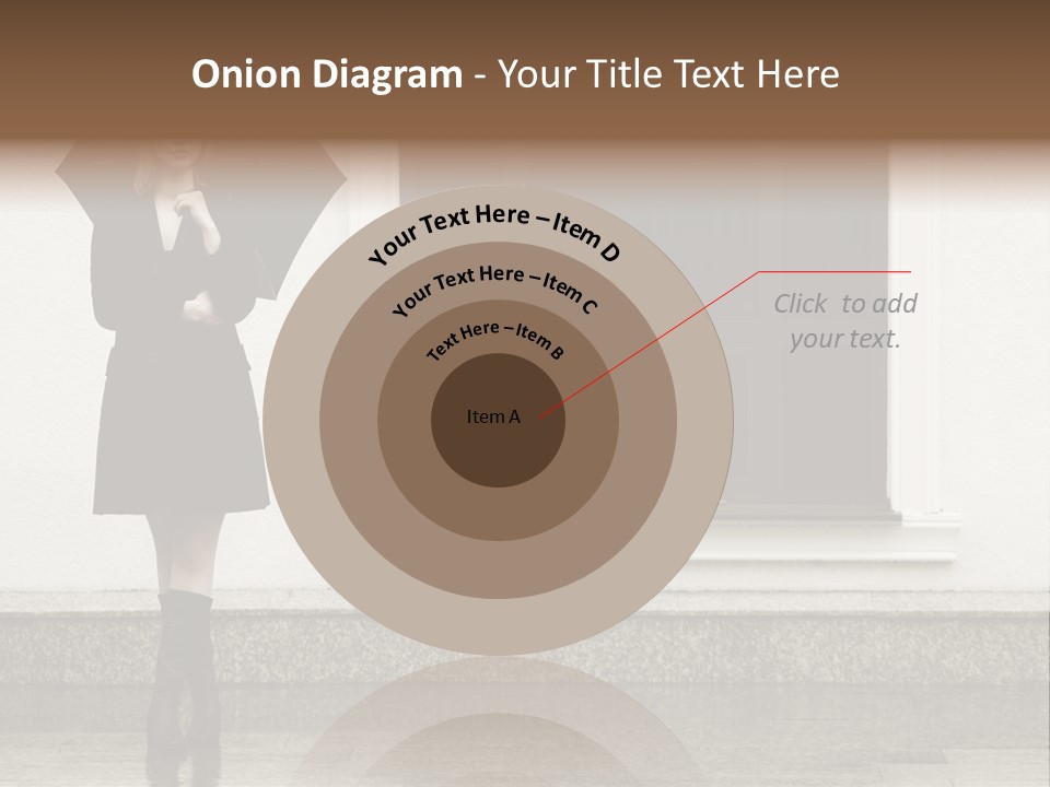 Color Caucasian Beautiful PowerPoint Template