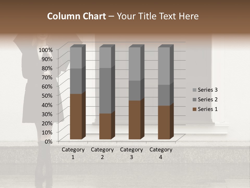 Color Caucasian Beautiful PowerPoint Template