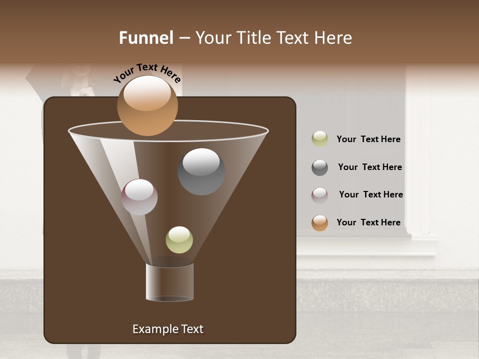Color Caucasian Beautiful PowerPoint Template