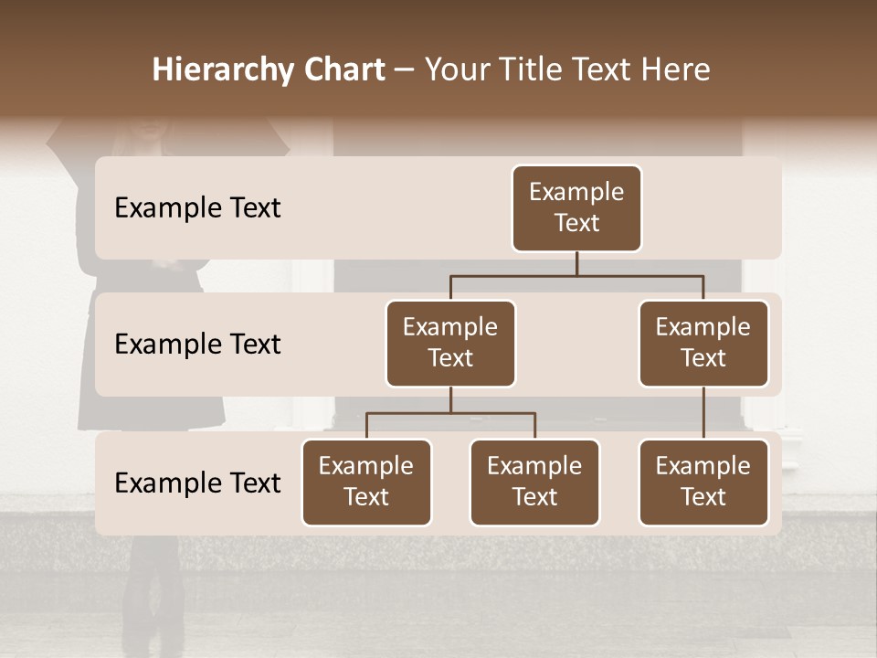 Color Caucasian Beautiful PowerPoint Template