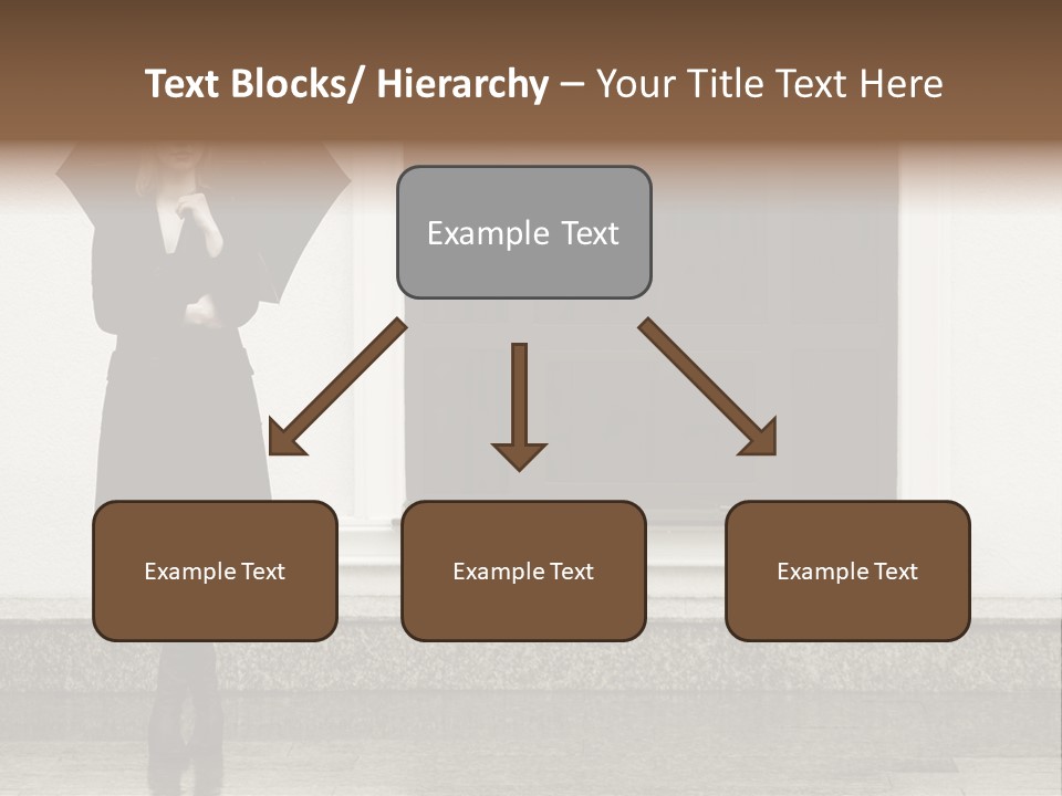 Color Caucasian Beautiful PowerPoint Template
