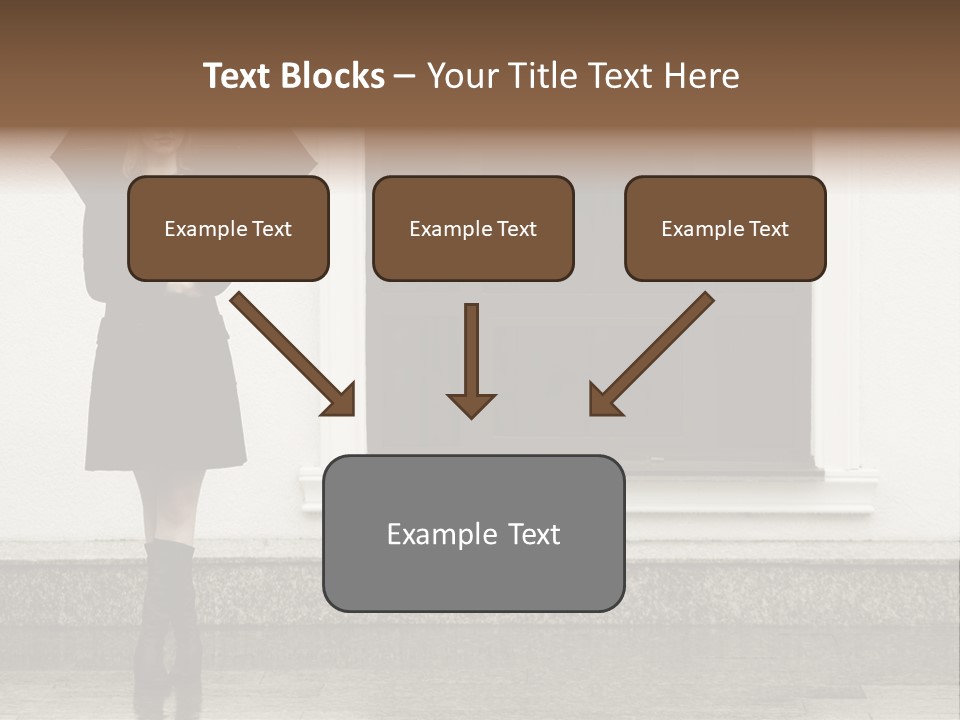 Color Caucasian Beautiful PowerPoint Template