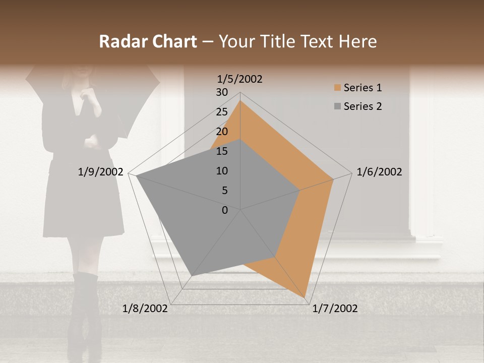 Color Caucasian Beautiful PowerPoint Template