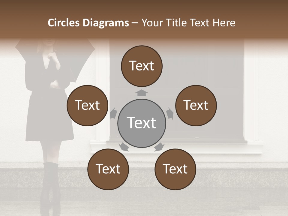 Color Caucasian Beautiful PowerPoint Template