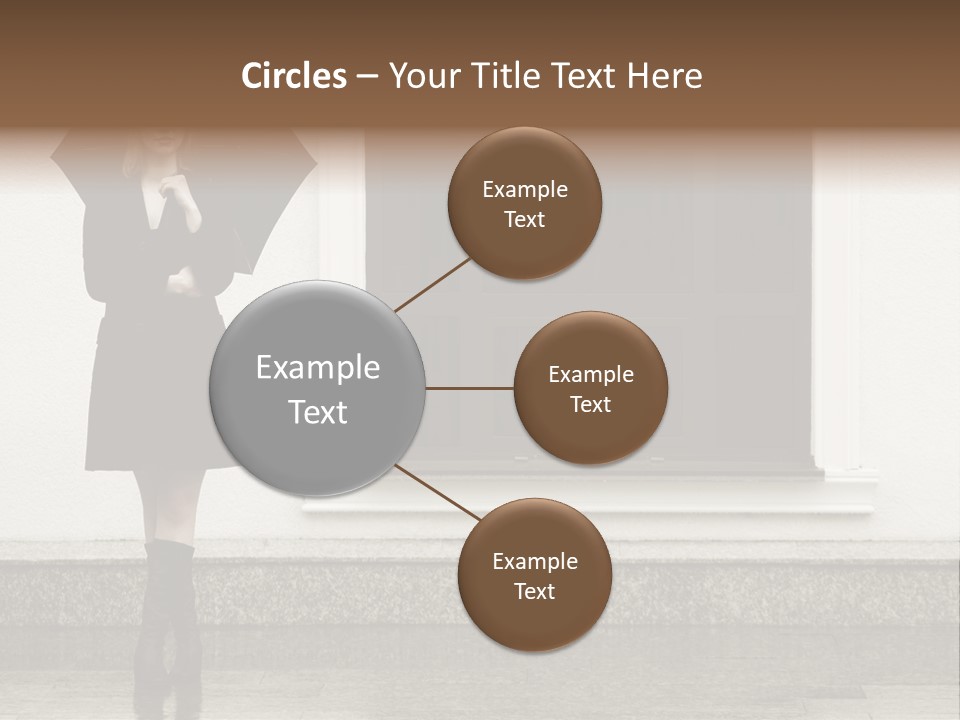 Color Caucasian Beautiful PowerPoint Template