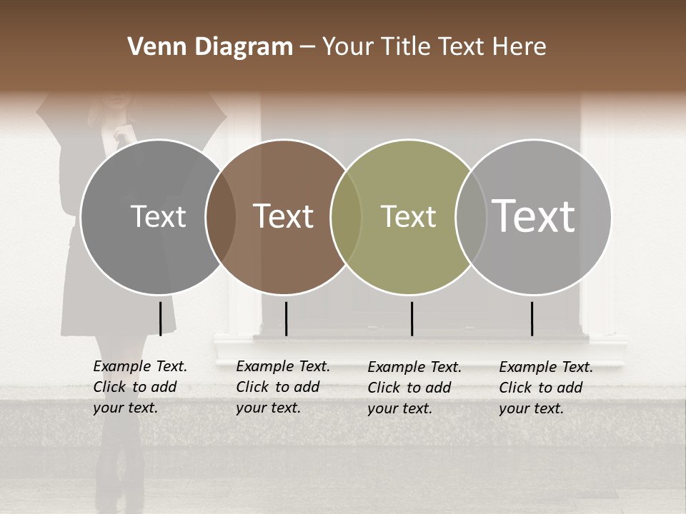 Color Caucasian Beautiful PowerPoint Template
