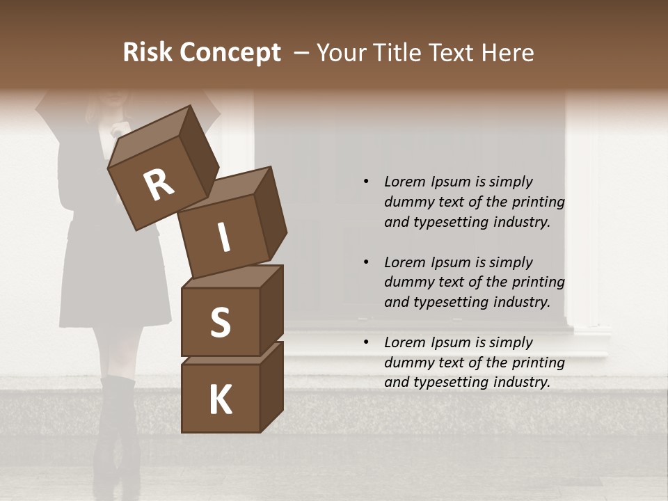 Color Caucasian Beautiful PowerPoint Template