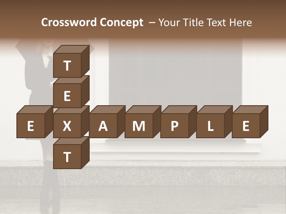 Color Caucasian Beautiful PowerPoint Template