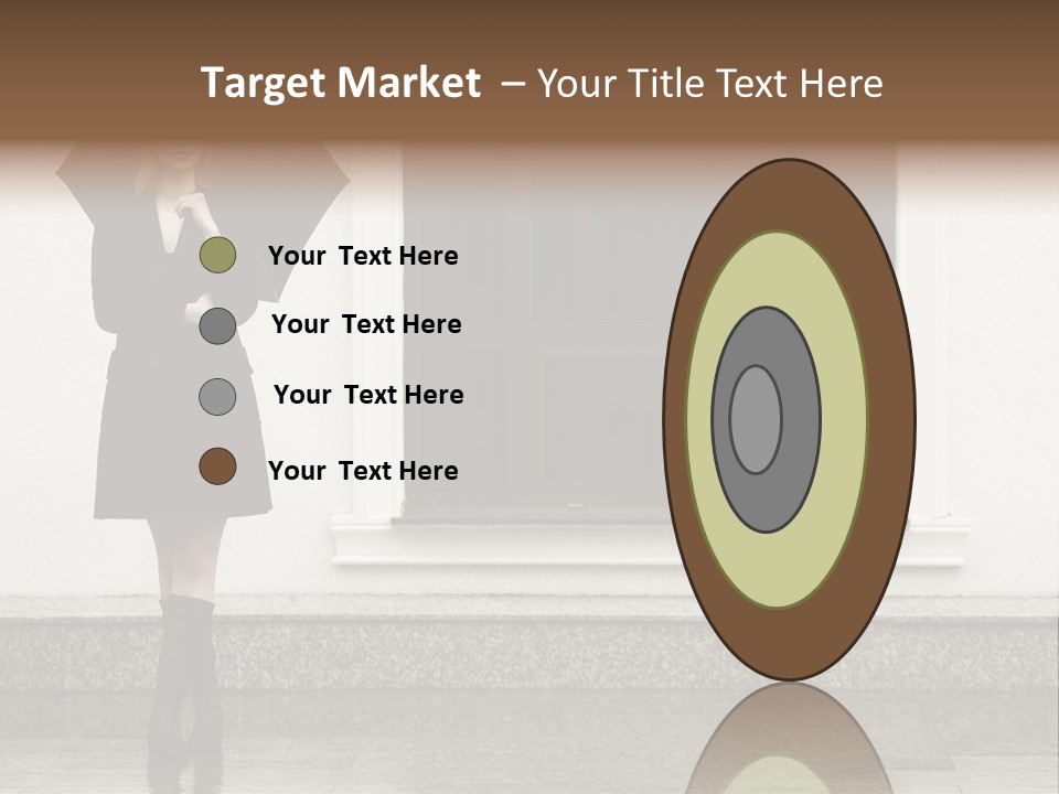 Color Caucasian Beautiful PowerPoint Template