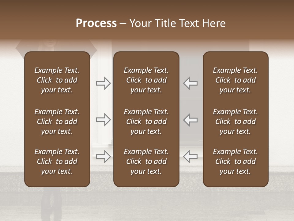Color Caucasian Beautiful PowerPoint Template
