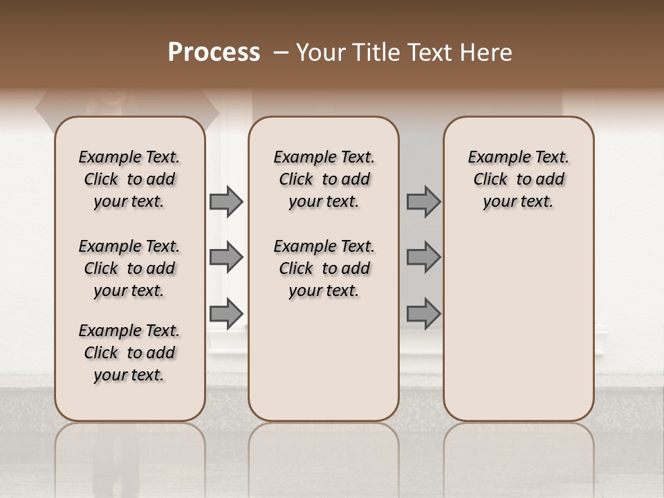 Color Caucasian Beautiful PowerPoint Template