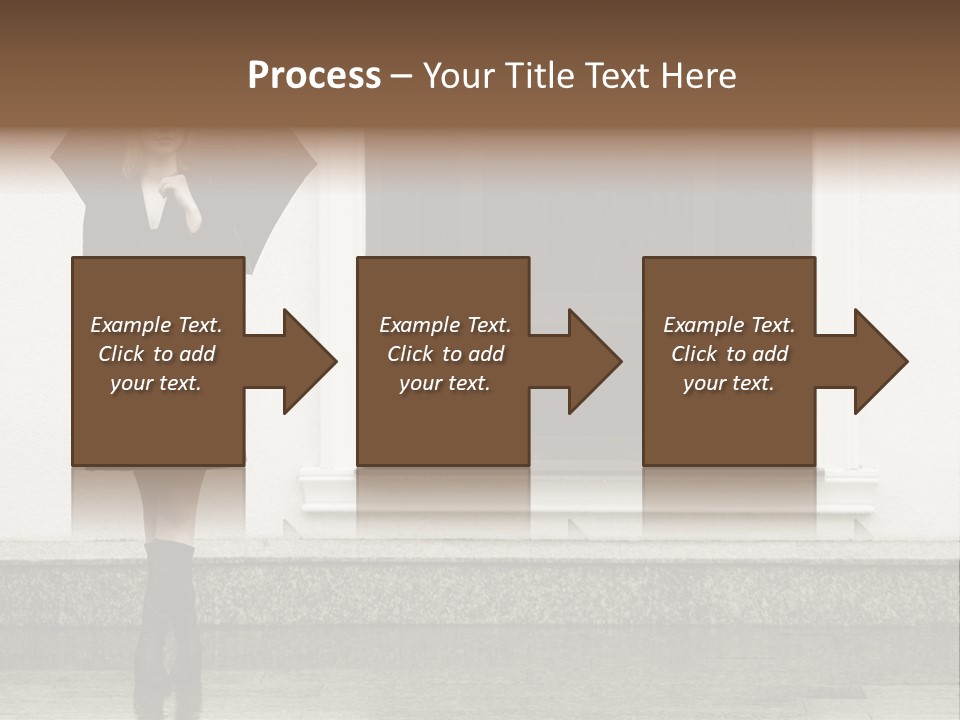 Color Caucasian Beautiful PowerPoint Template