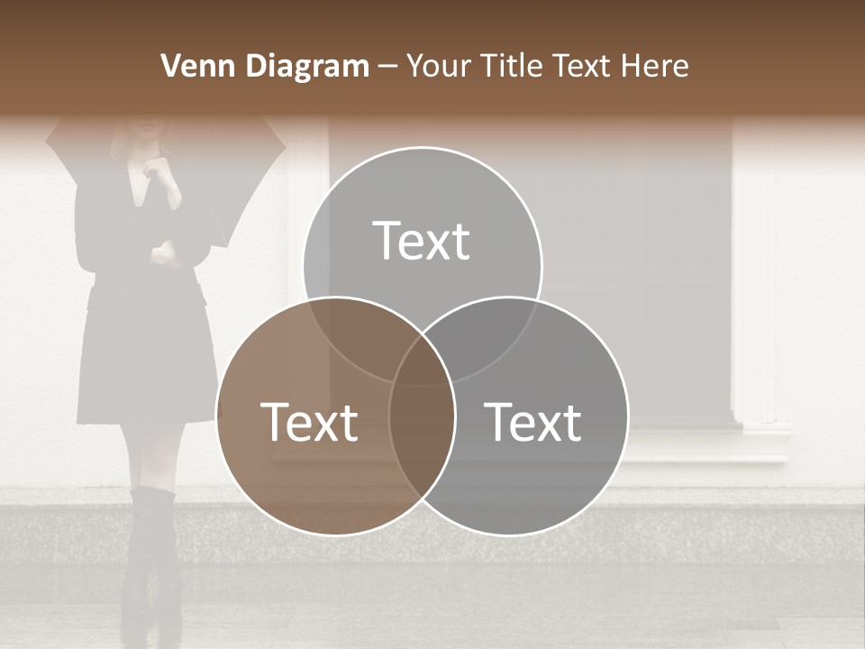 Color Caucasian Beautiful PowerPoint Template