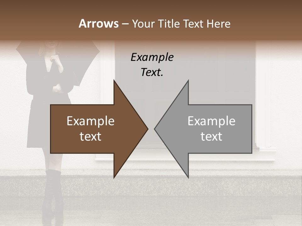Color Caucasian Beautiful PowerPoint Template