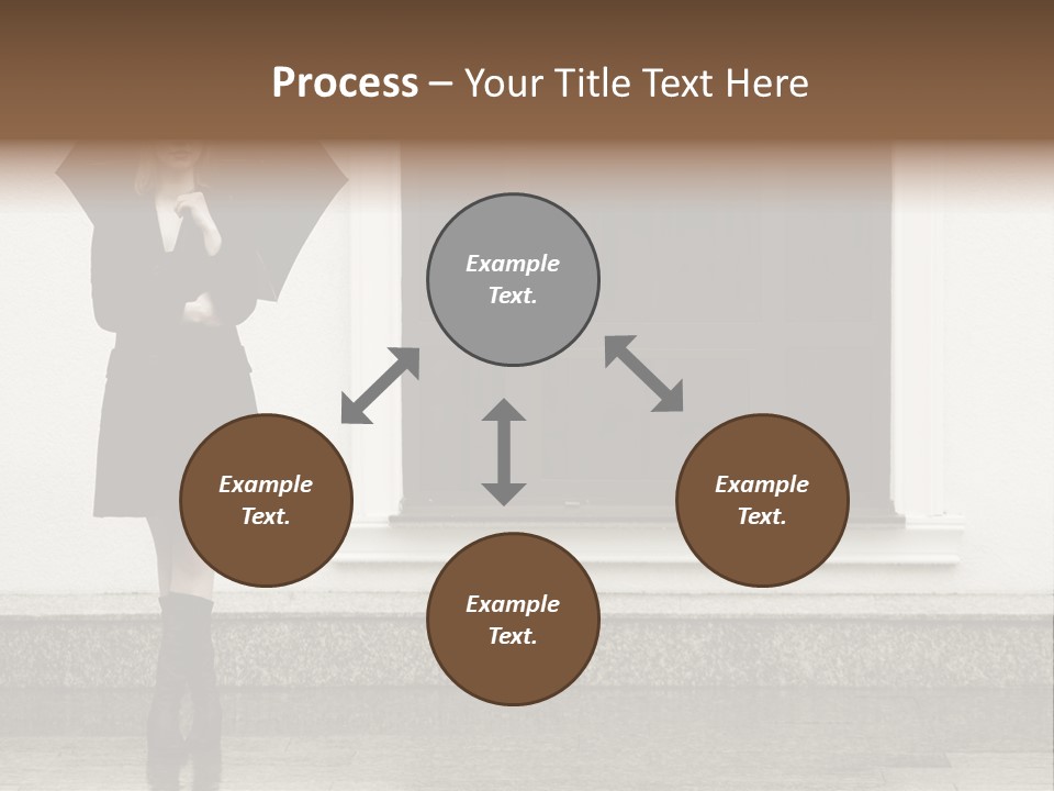 Color Caucasian Beautiful PowerPoint Template