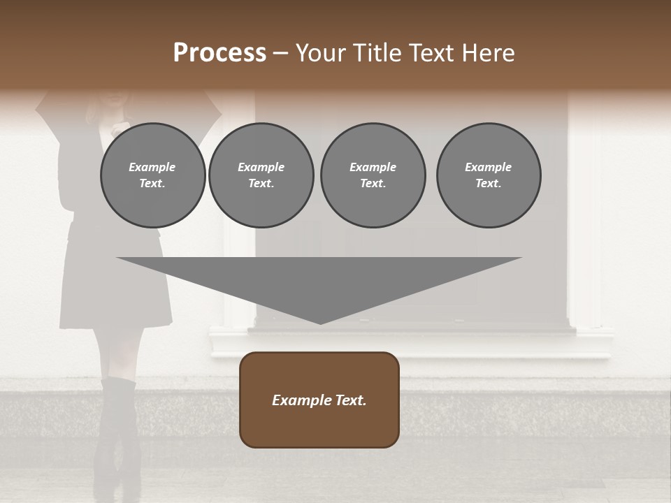 Color Caucasian Beautiful PowerPoint Template