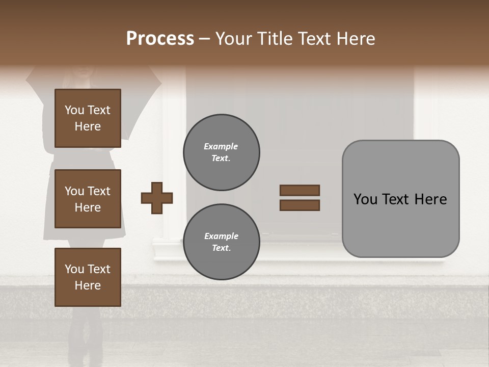 Color Caucasian Beautiful PowerPoint Template