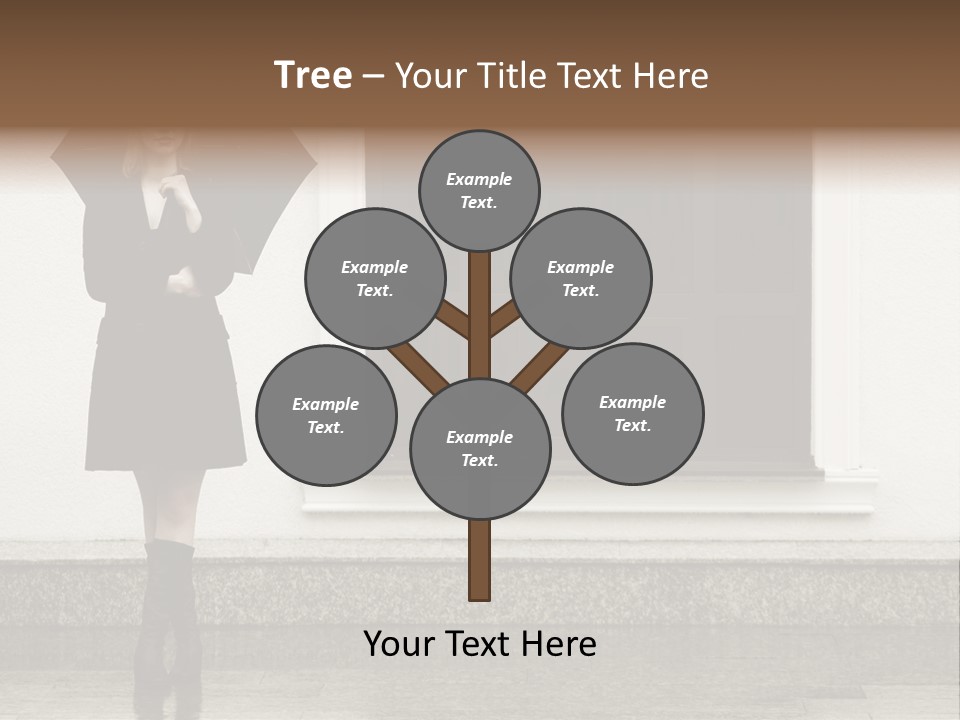 Color Caucasian Beautiful PowerPoint Template