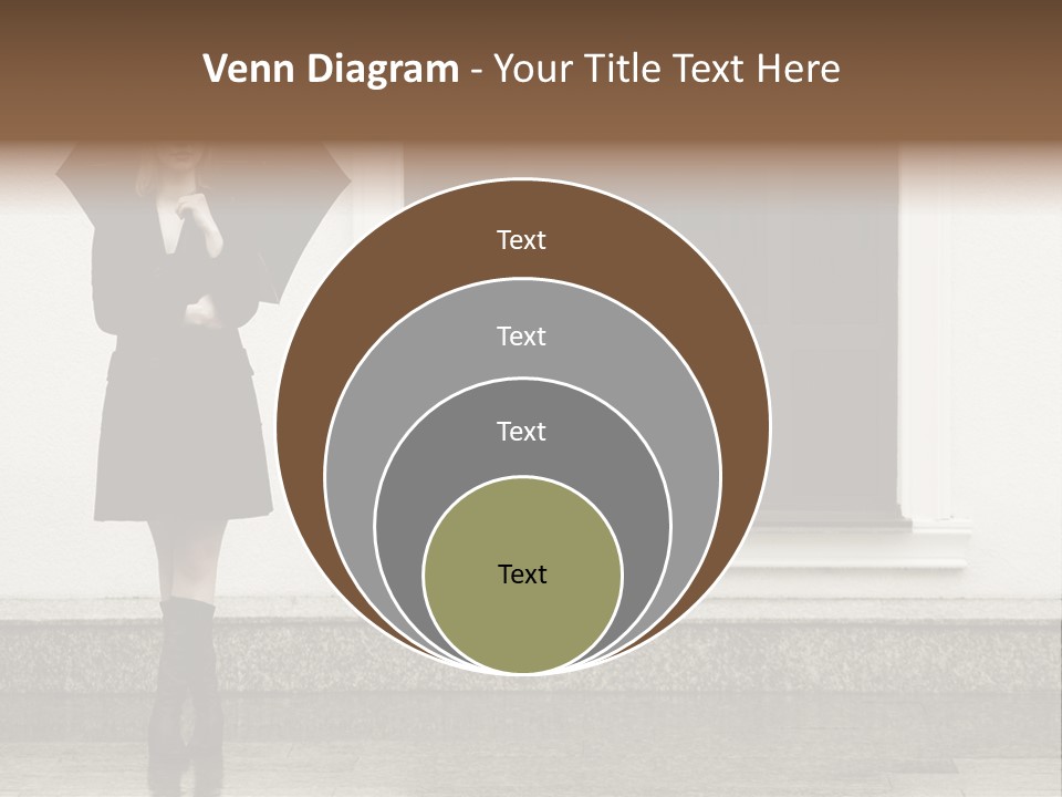 Color Caucasian Beautiful PowerPoint Template