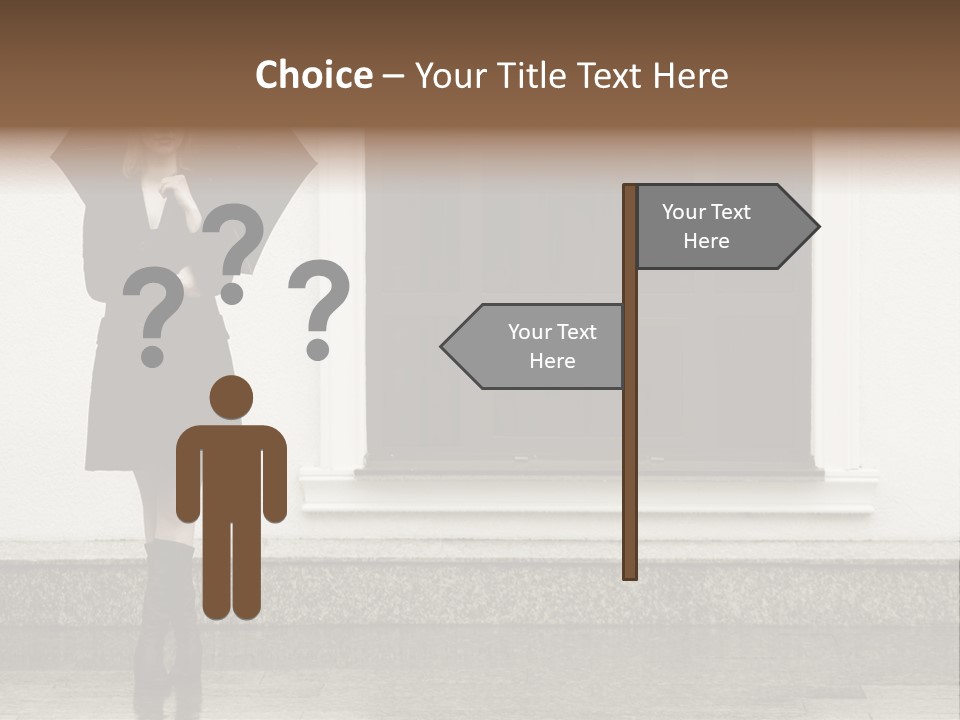 Color Caucasian Beautiful PowerPoint Template