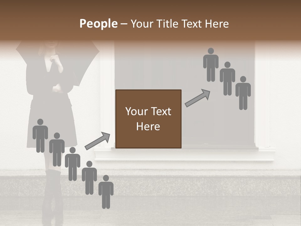 Color Caucasian Beautiful PowerPoint Template