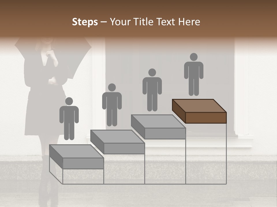 Color Caucasian Beautiful PowerPoint Template