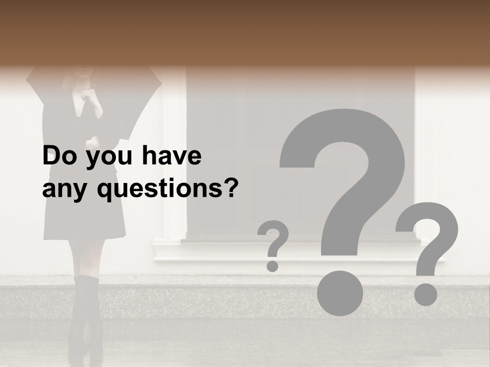 Color Caucasian Beautiful PowerPoint Template