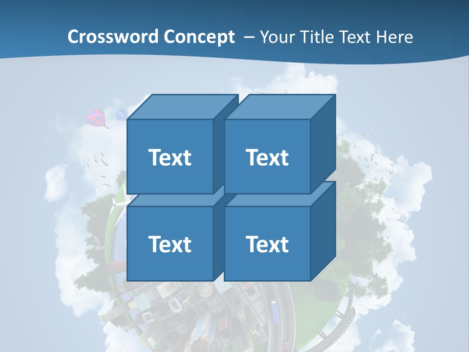Transport Metro Clouds PowerPoint Template