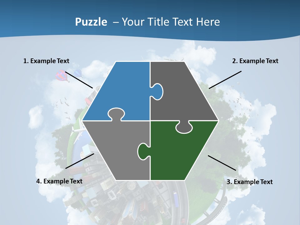 Transport Metro Clouds PowerPoint Template