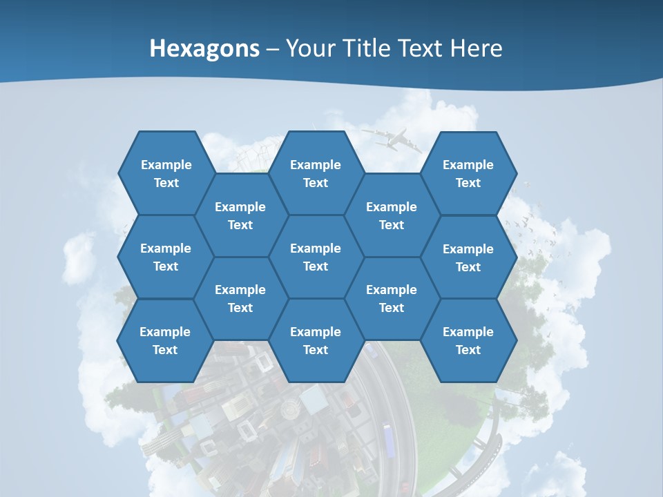Transport Metro Clouds PowerPoint Template
