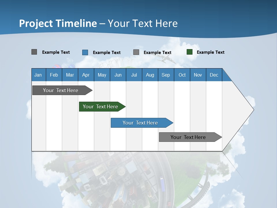 Transport Metro Clouds PowerPoint Template