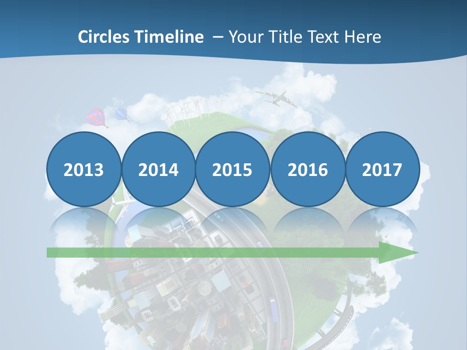 Transport Metro Clouds PowerPoint Template