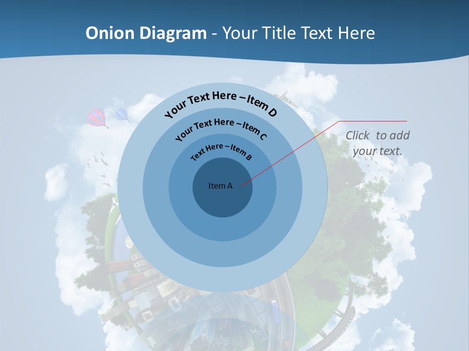 Transport Metro Clouds PowerPoint Template