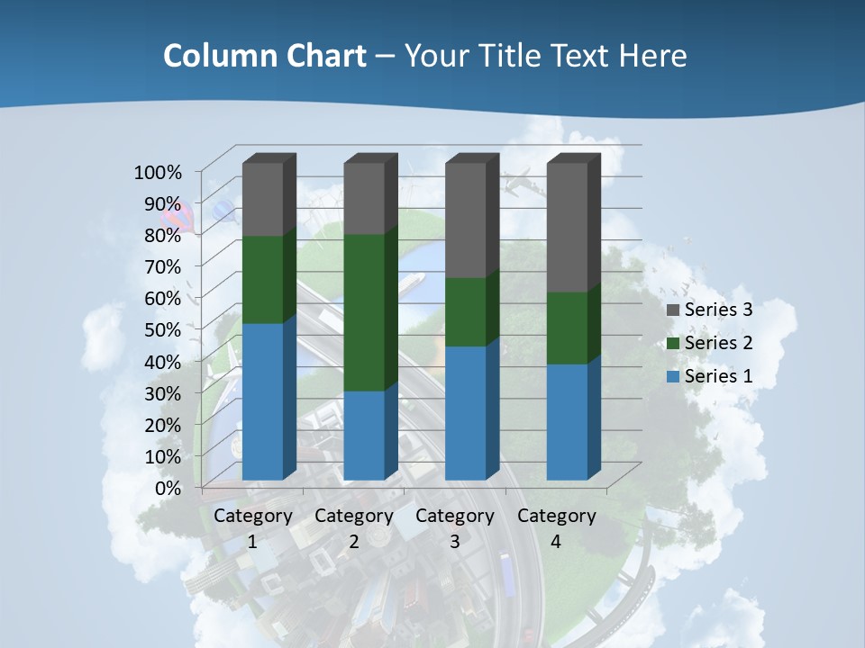Transport Metro Clouds PowerPoint Template