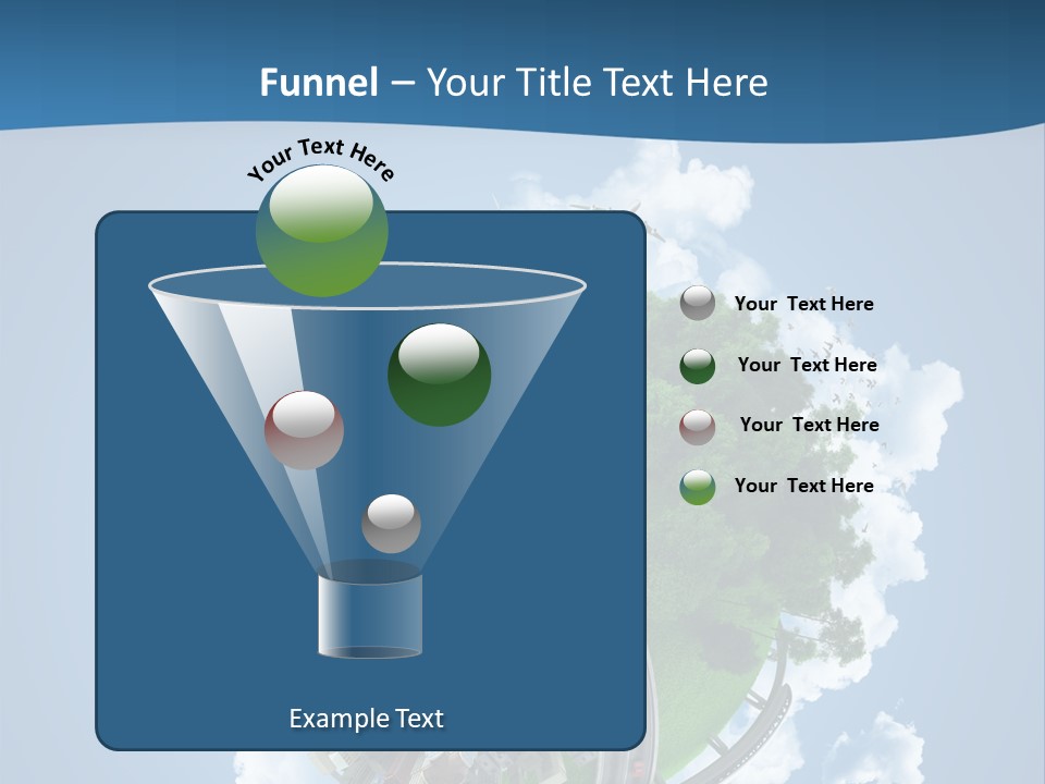 Transport Metro Clouds PowerPoint Template