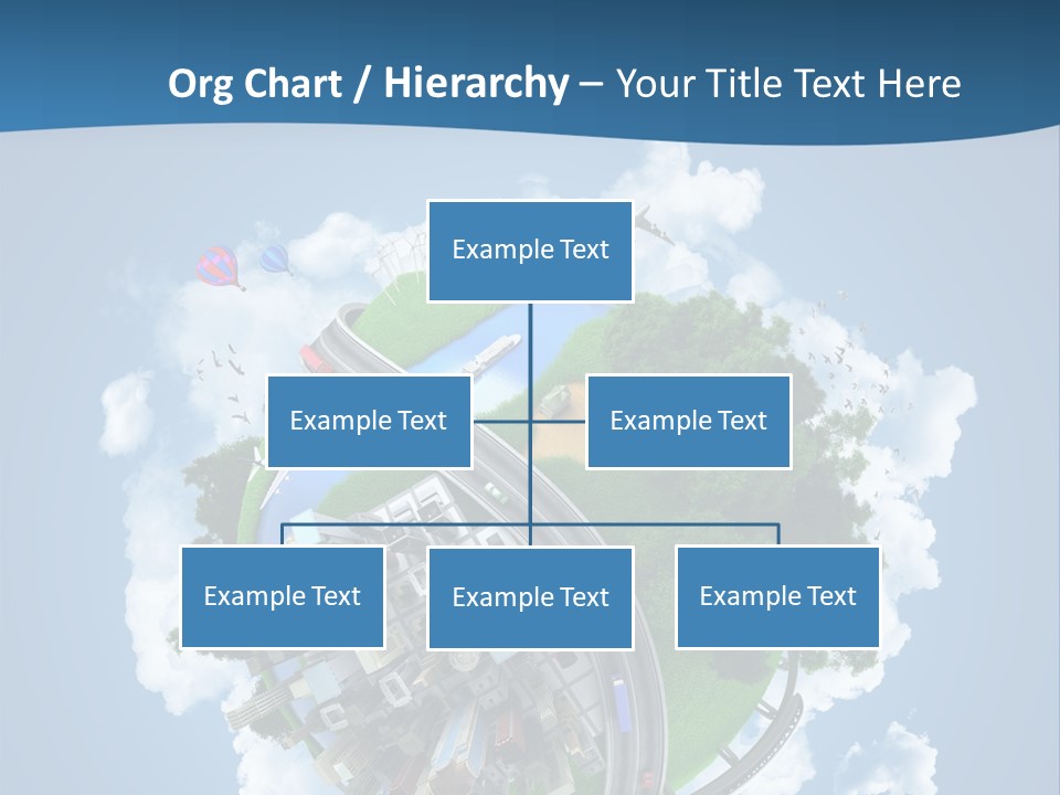 Transport Metro Clouds PowerPoint Template