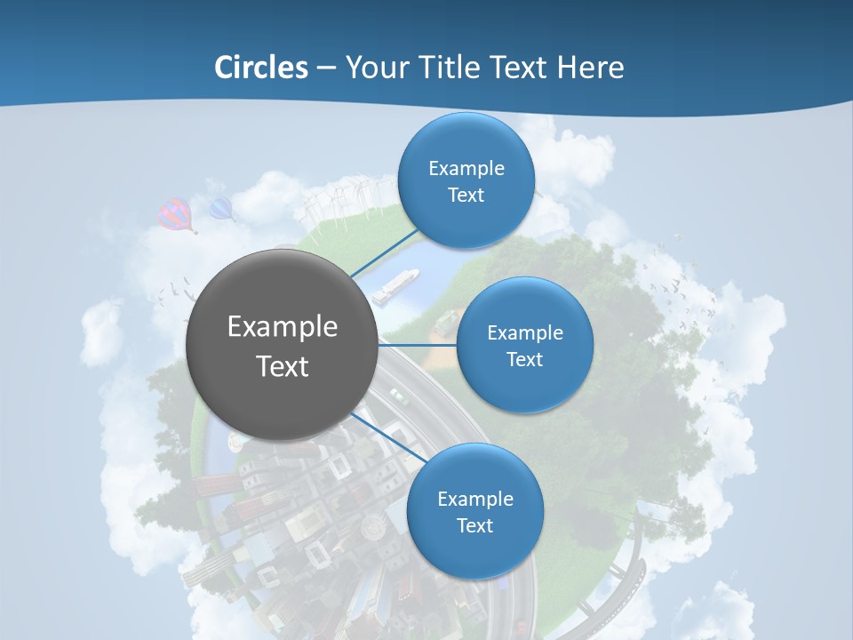 Transport Metro Clouds PowerPoint Template