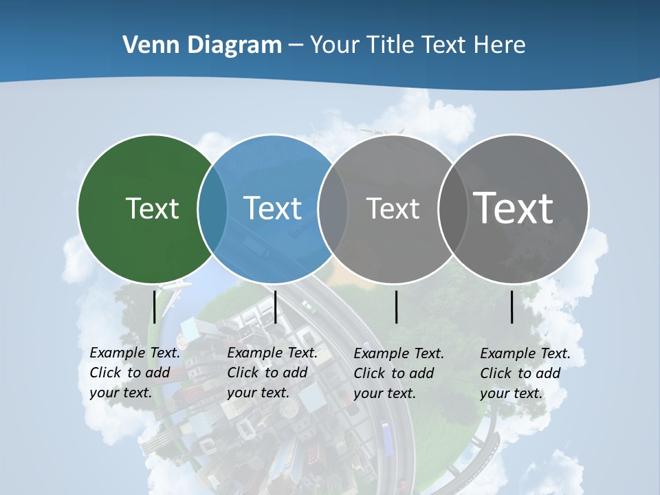 Transport Metro Clouds PowerPoint Template