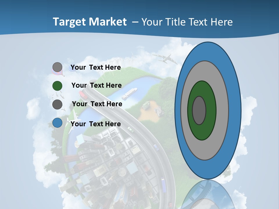 Transport Metro Clouds PowerPoint Template