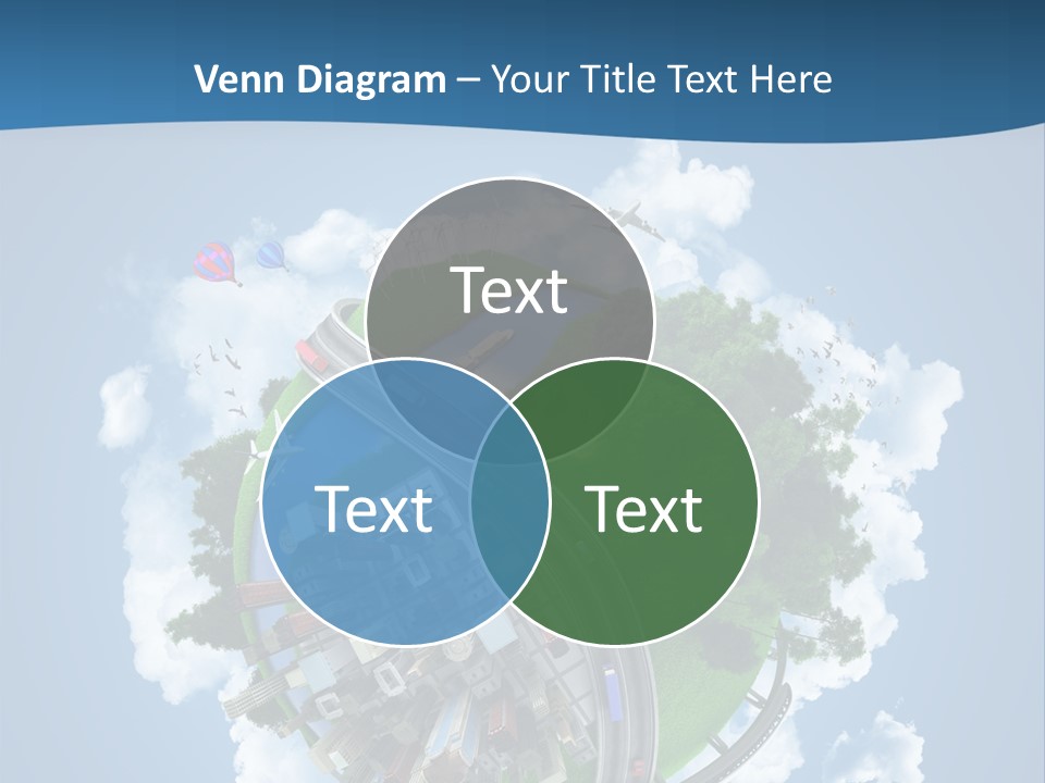 Transport Metro Clouds PowerPoint Template